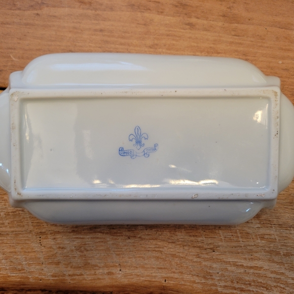 Vintage Limoge China Floral Porcelain Double Ink Well - Picture 11 of 12